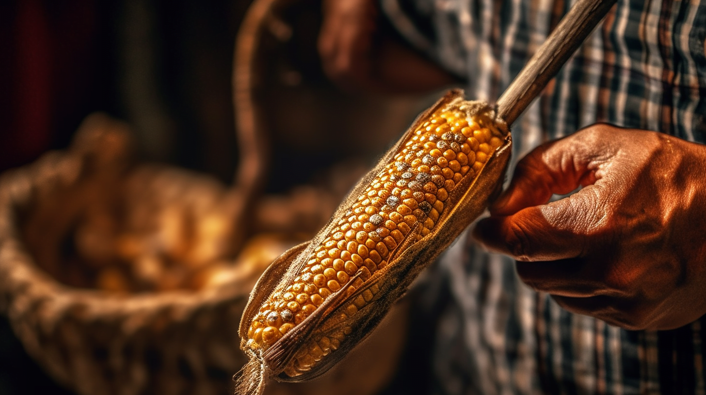 mj13 Close up of a person wearing a potholder holding a corn c dd9dddf8 f999 40e4 83bc 40ea5054d870